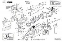 Bosch 0 601 278 741 GVS 350 AE Multi-Purpose Belt Sander 110 V / GB Spare Parts GVS350AE